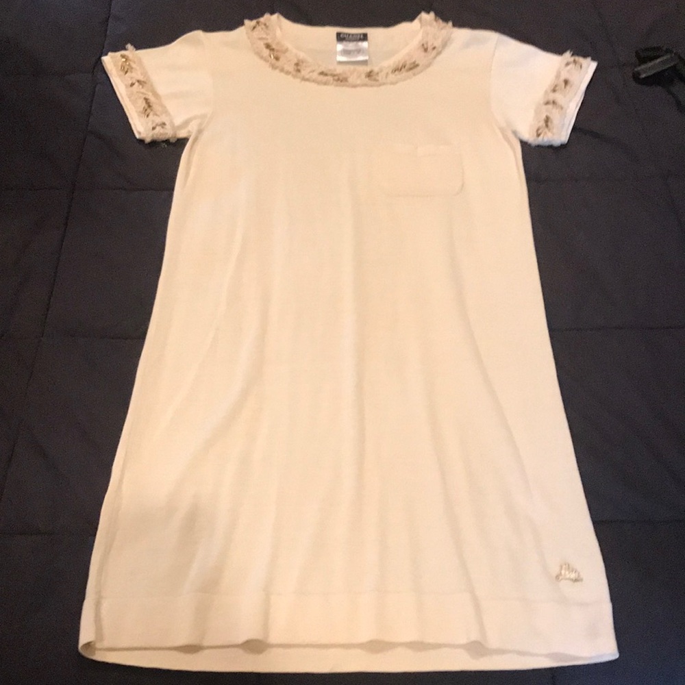 Chanel Embellished Knit Top Sz 38